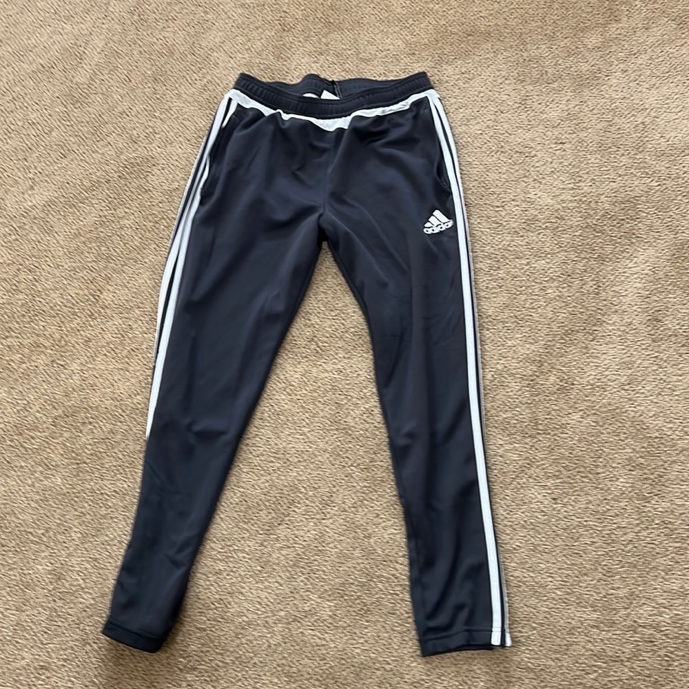 Grey adidas joggers